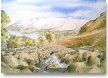 Watercolou painting of Ashness Bridge Cumbria