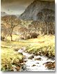 Watercolour painting of Cadir-Idris North Wales