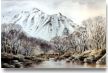Watercolour painting of Moel-Sibod North Wales